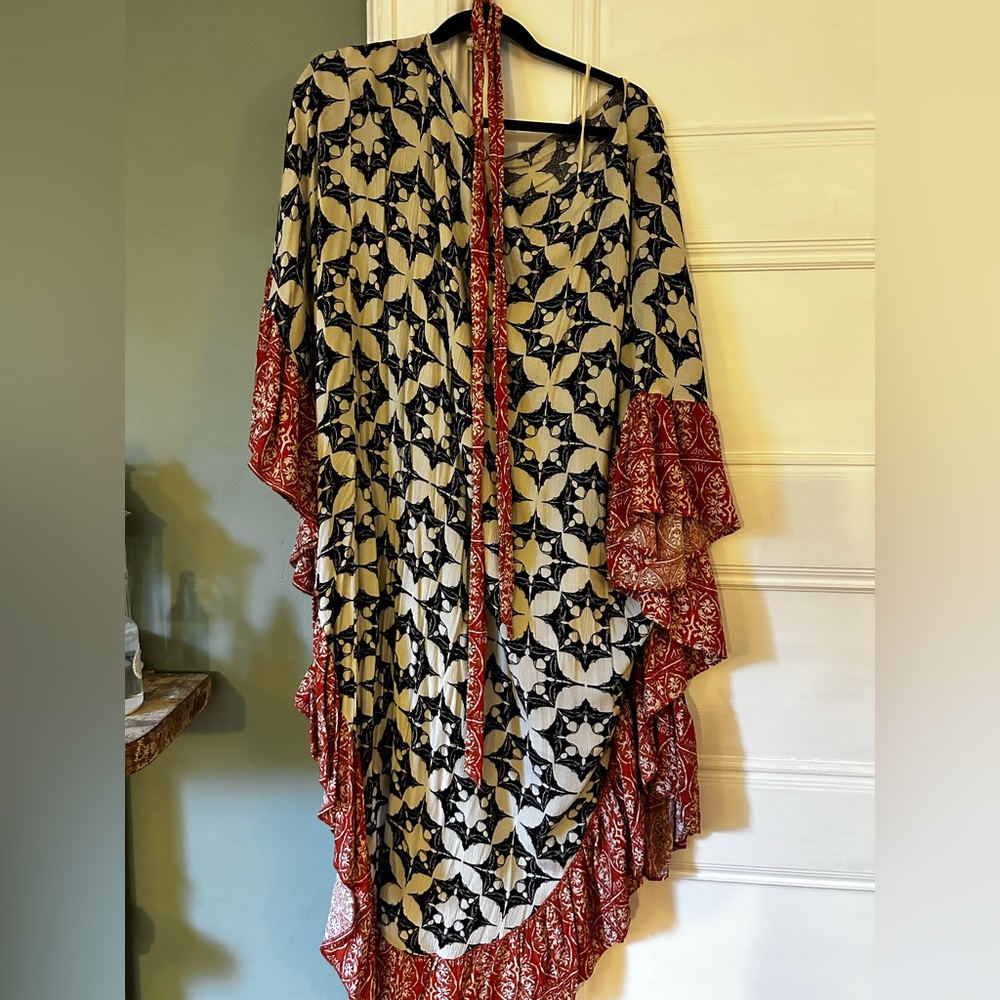 RARE Free people patterned midi